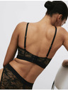Marks & Spencer Dlhá balkónová podprsenka LaceWear s kosticami Marks & Spencer čierna