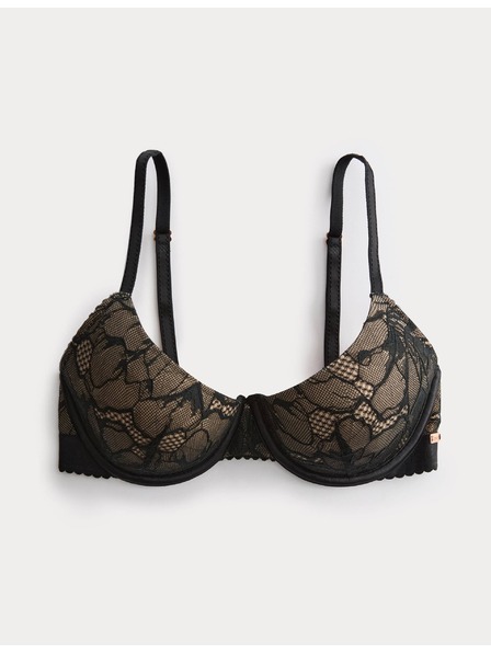 Marks & Spencer Podprsenka LaceWear s kosticami a polokošieľkami (A-E) Marks & Spencer čierna