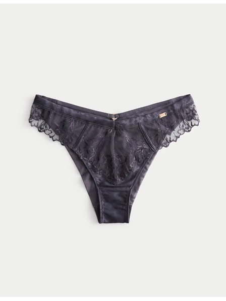 Marks & Spencer Nohavičky Lisianthus Miami s výšivkou Marks & Spencer sivá