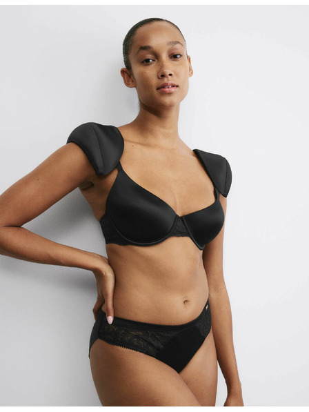 Marks & Spencer Saténové ramenné vložky Marks & Spencer čierna