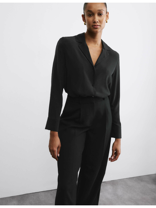 Marks & Spencer Saténové ramenné vložky Marks & Spencer čierna