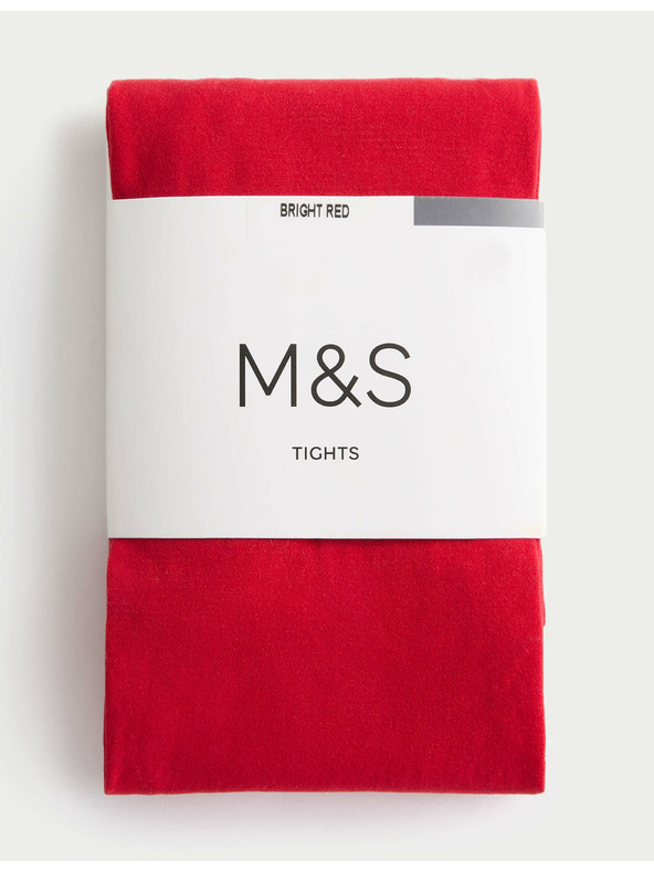 Marks & Spencer Nepriehľadné pančuchové nohavice, 60 DEN Marks & Spencer červená