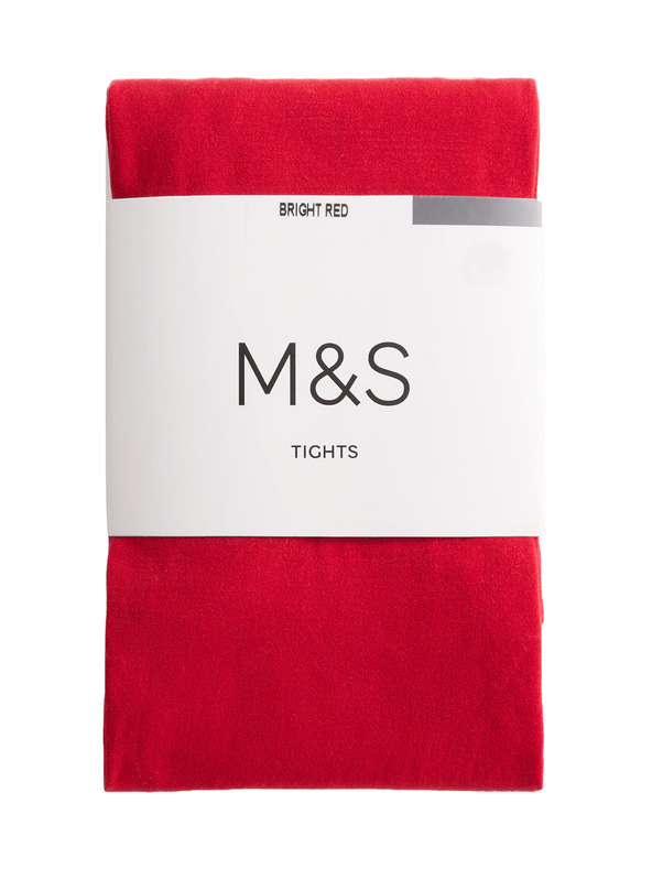 Marks & Spencer Nepriehľadné pančuchové nohavice, 60 DEN Marks & Spencer červená