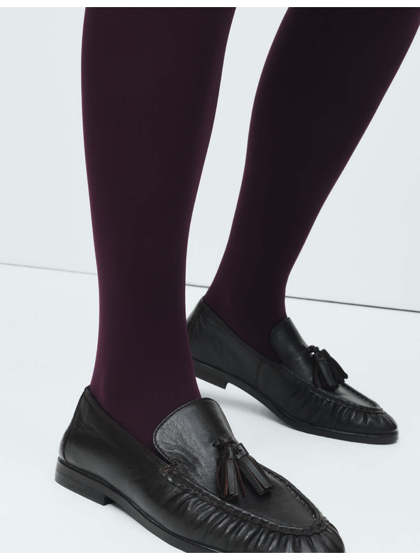 Marks & Spencer Nepriehľadné pančuchové nohavice, 60 DEN Marks & Spencer fialová