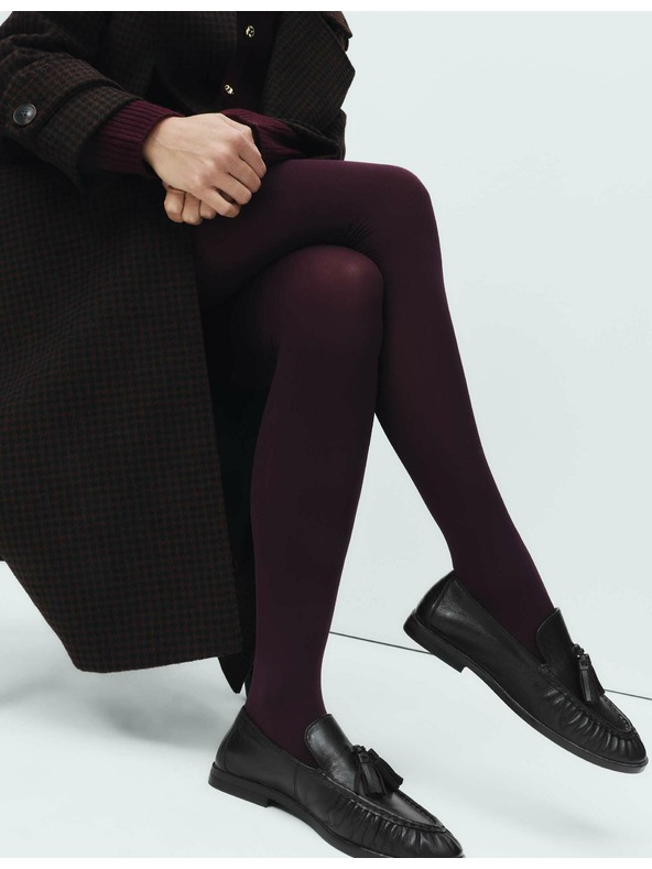 Marks & Spencer Nepriehľadné pančuchové nohavice, 60 DEN Marks & Spencer fialová