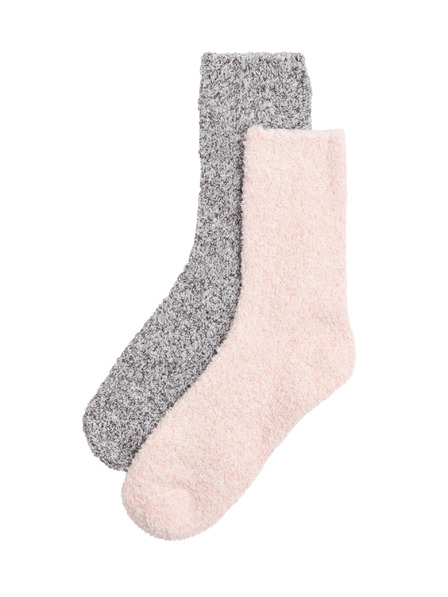 Marks & Spencer Balenie 2 párov pohodlných členkových ponožiek Marks & Spencer ružová