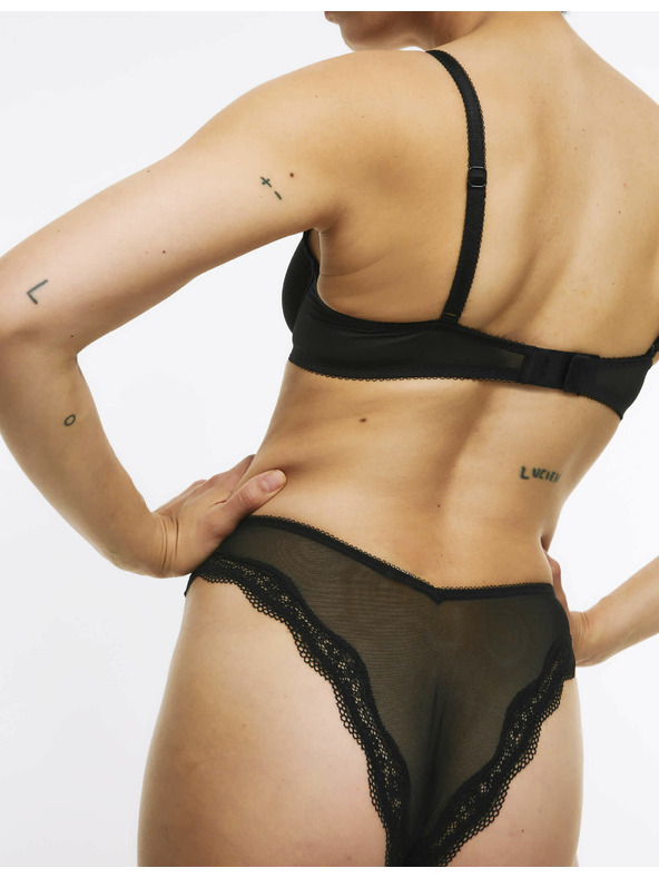 Marks & Spencer 3 ks krajkových nohavičiek Jasmine Miami Marks & Spencer čierna