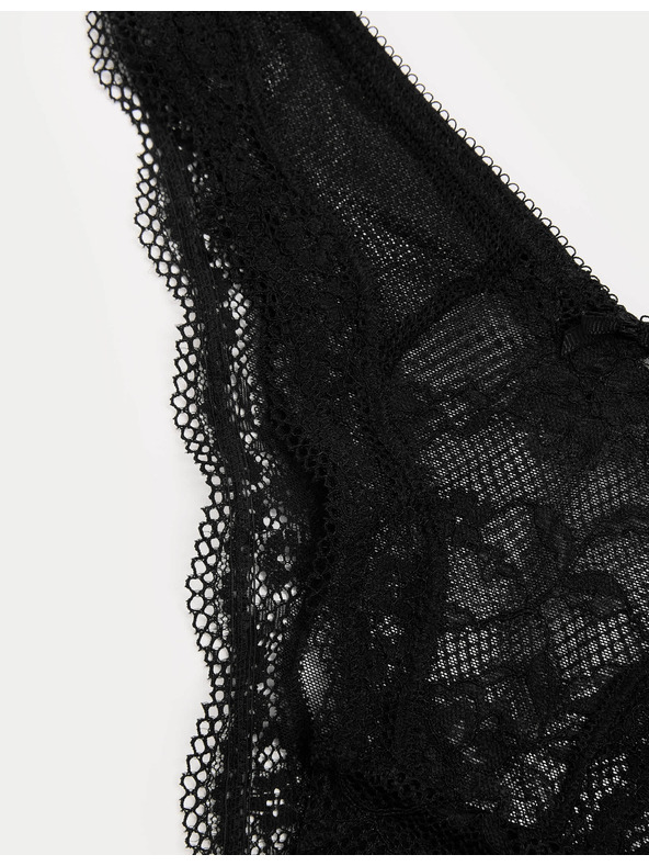 Marks & Spencer 3 ks krajkových nohavičiek Jasmine Miami Marks & Spencer čierna