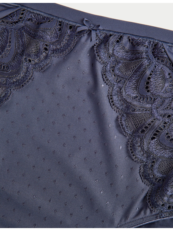 Marks & Spencer Nohavičky do pása Amelia s čipkou, 3 ks Marks & Spencer sivá