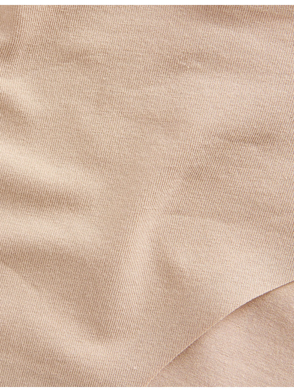 Marks & Spencer Šortkové nohavičky s vysokým pásom bez viditeľných lemov Cool Comfort, 3 ks Marks & Spencer béžová