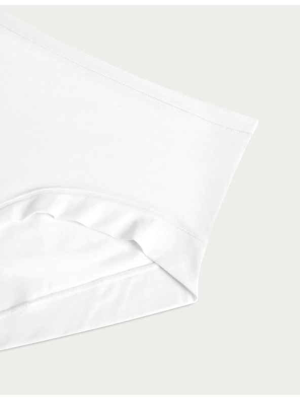 Marks & Spencer Šortky s vysokým pásom a technológiou Flexifit™, 3 ks v balení Marks & Spencer biela