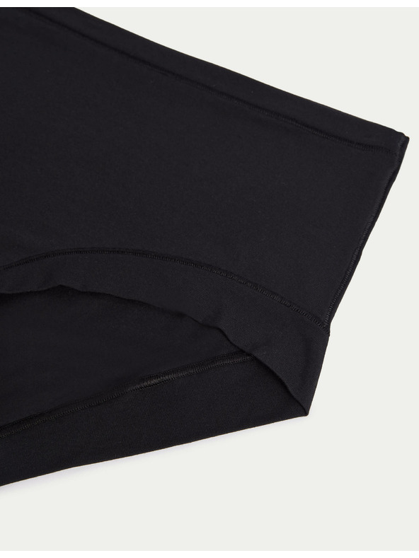 Marks & Spencer Šortky s vysokým pásom a technológiou Flexifit™, 3 ks v balení Marks & Spencer čierna