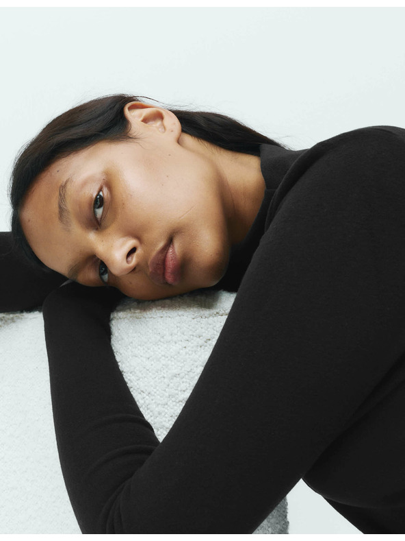 Marks & Spencer Fleecový termotop s technológiou Heatgen™, maximálna hrejivosť Marks & Spencer čierna