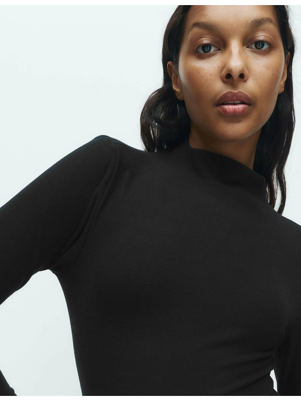 Marks & Spencer Fleecový termotop s technológiou Heatgen™, maximálna hrejivosť Marks & Spencer čierna