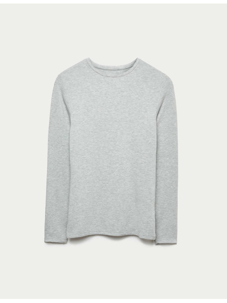 Marks & Spencer Termo top s výstrihom ku krku, s technológiou Heatgen™, stredná hrejivosť Marks & Spencer sivá