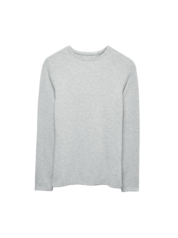 Marks & Spencer Termo top s výstrihom ku krku, s technológiou Heatgen™, stredná hrejivosť Marks & Spencer sivá