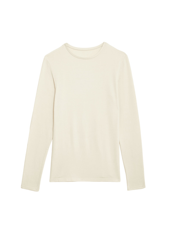 Marks & Spencer Termo top s výstrihom ku krku, s technológiou Heatgen™, stredná hrejivosť Marks & Spencer smotanová