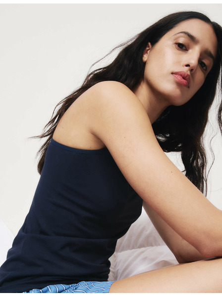 Marks & Spencer Tielko na ramienka s vysokým podielom bavlny, 3 ks Marks & Spencer námorníckej modrej