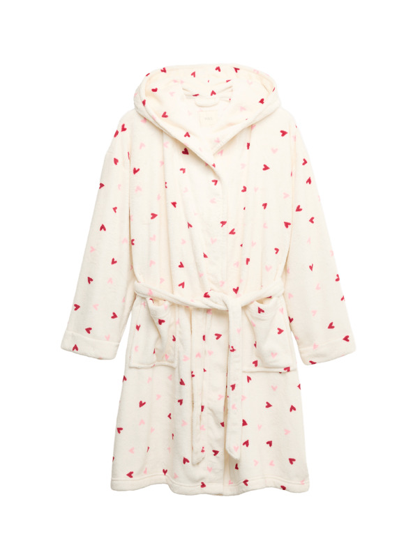 Marks & Spencer Trblietavý župan s potlačou Marks & Spencer smotanová