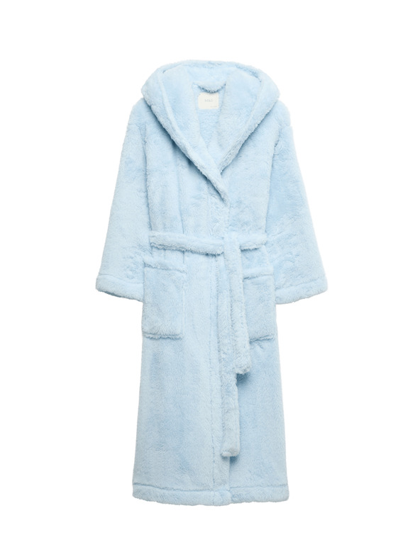 Marks & Spencer Župan s kapucňou Marks & Spencer modrý