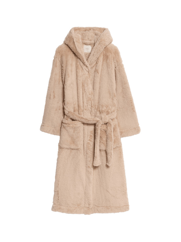 Marks & Spencer Župan s kapucňou Marks & Spencer smotanový