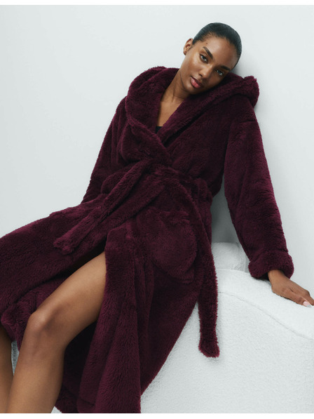 Marks & Spencer Župan s kapucňou Marks & Spencer červený