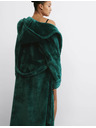 Marks & Spencer Fleecový župan s kapucňou Marks & Spencer zelený
