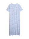 Marks & Spencer Dlhá nočná košieľka s technológiou Cool Comfort™ a potlačou Marks & Spencer modrá
