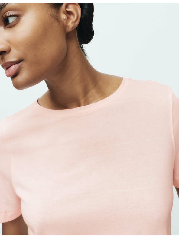 Marks & Spencer Pruhovaná nočná košieľka s technológiou Cool Comfort™ Marks & Spencer ružová