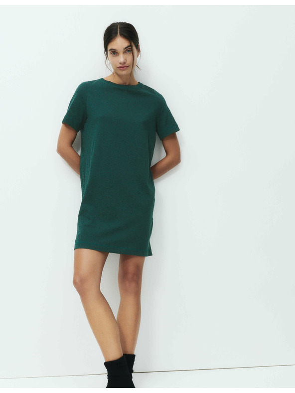 Marks & Spencer Nočná košieľka z čistej bavlny s potlačou hviezd Marks & Spencer zelená