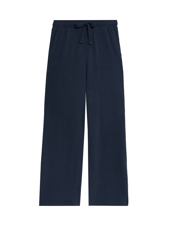 Marks & Spencer Spodné diely pyžam so širokými nohavicami Marks & Spencer námorná modrá