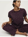 Marks & Spencer Pyžamová súprava s potlačou a vysokým podielom bavlny Marks & Spencer červená