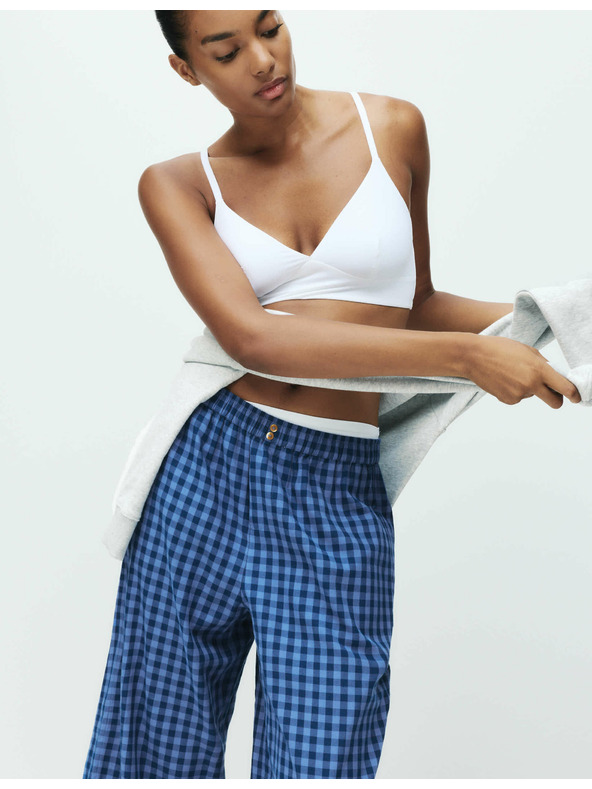 Marks & Spencer Mimoriadne mäkká mikina s mikinou a motívom devon PJ Marks & Spencer sivá