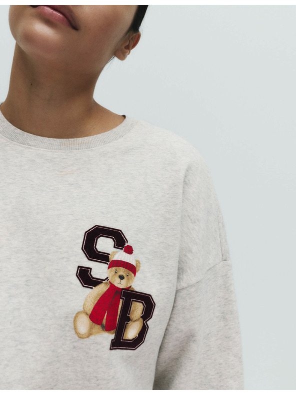 Marks & Spencer Rodinná vianočná pyžamová súprava s motívom Spencer Bear™ Marks & Spencer sivá