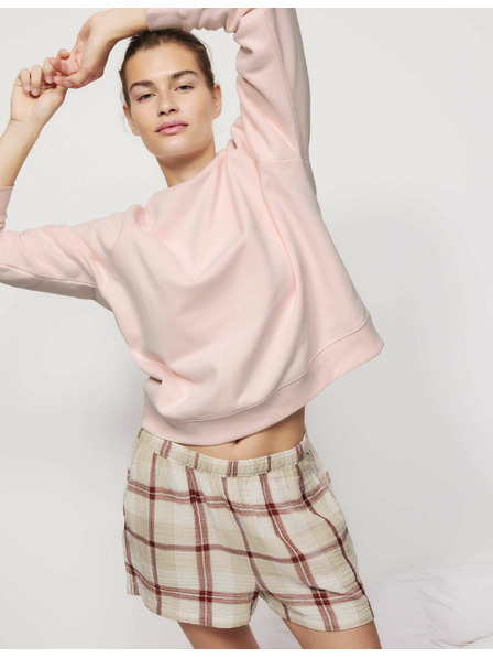 Marks & Spencer Letná 2-dielna pyžamová súprava z čistej bavlny Marks & Spencer ružová