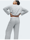 Marks & Spencer Rebrovaný pyžamový top s výstrihom ku krku a dlhými rukávmi Marks & Spencer sivá