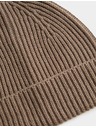 Marks & Spencer Pletená rebrovaná čiapka Marks & Spencer hnedá