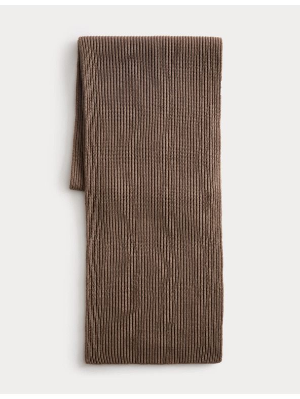 Marks & Spencer Pletený šál Marks & Spencer hnedá