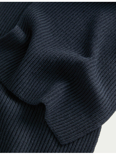 Marks & Spencer Pletený šál Marks & Spencer námorná modrá