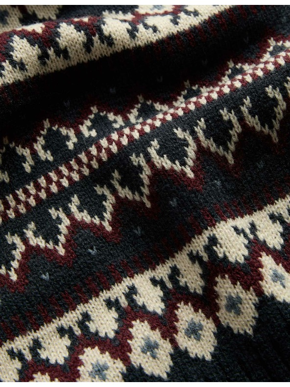 Marks & Spencer Šál Fair Isle Marks & Spencer námorná modrá