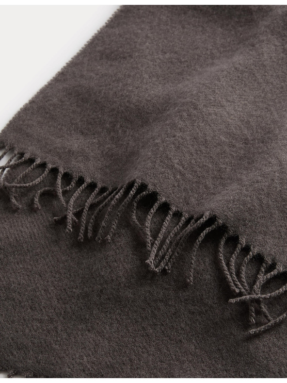 Marks & Spencer Šál zo zmesi vlny Marks & Spencer sivá