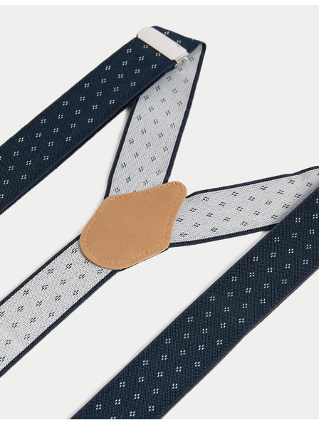 Marks & Spencer Klasické bodkované traky Marks & Spencer námorná modrá