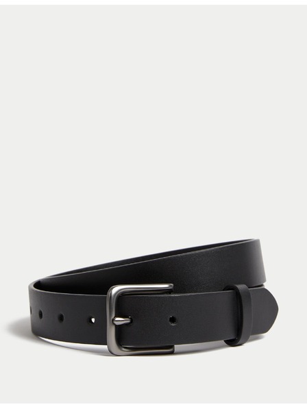 Marks & Spencer Kožený opasok Marks & Spencer čierna