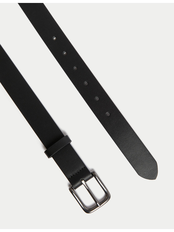 Marks & Spencer Kožený opasok Marks & Spencer čierna