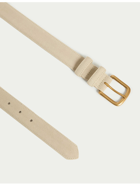 Marks & Spencer Semišový opasok Marks & Spencer béžová