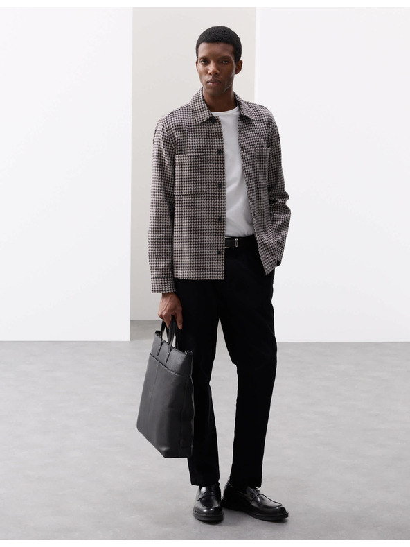 Marks & Spencer Bundeková košeľa z čistej bavlny so vzorom pepito Marks & Spencer šedá