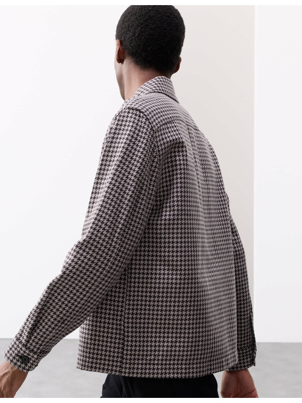 Marks & Spencer Bundeková košeľa z čistej bavlny so vzorom pepito Marks & Spencer šedá