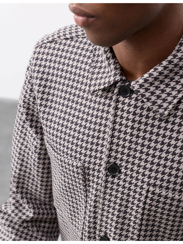 Marks & Spencer Bundeková košeľa z čistej bavlny so vzorom pepito Marks & Spencer šedá