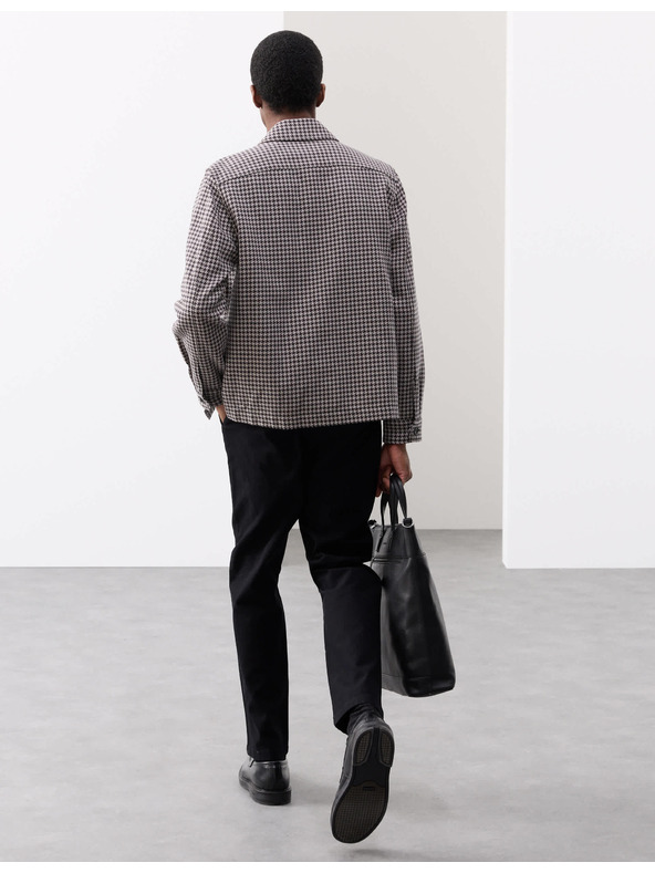 Marks & Spencer Bundeková košeľa z čistej bavlny so vzorom pepito Marks & Spencer šedá