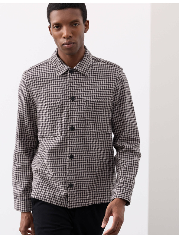 Marks & Spencer Bundeková košeľa z čistej bavlny so vzorom pepito Marks & Spencer šedá